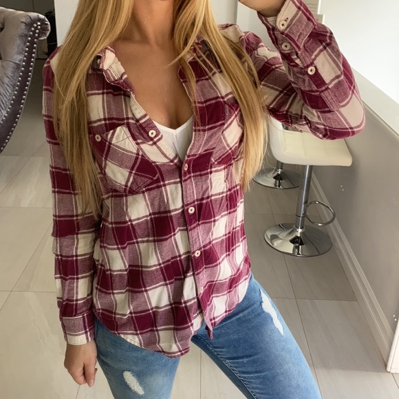 Pink Plaid Top - Picture 4 of 9
